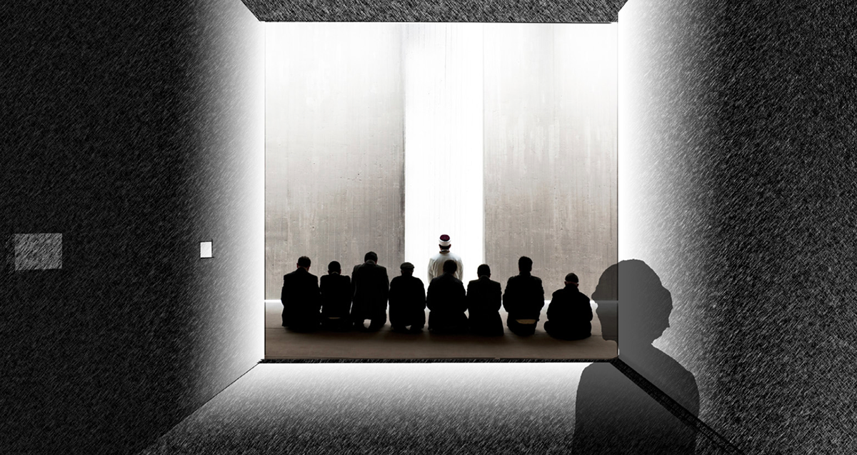 EAA intalls experimental black box in Miami showing the essence of Sancaklar Mosque