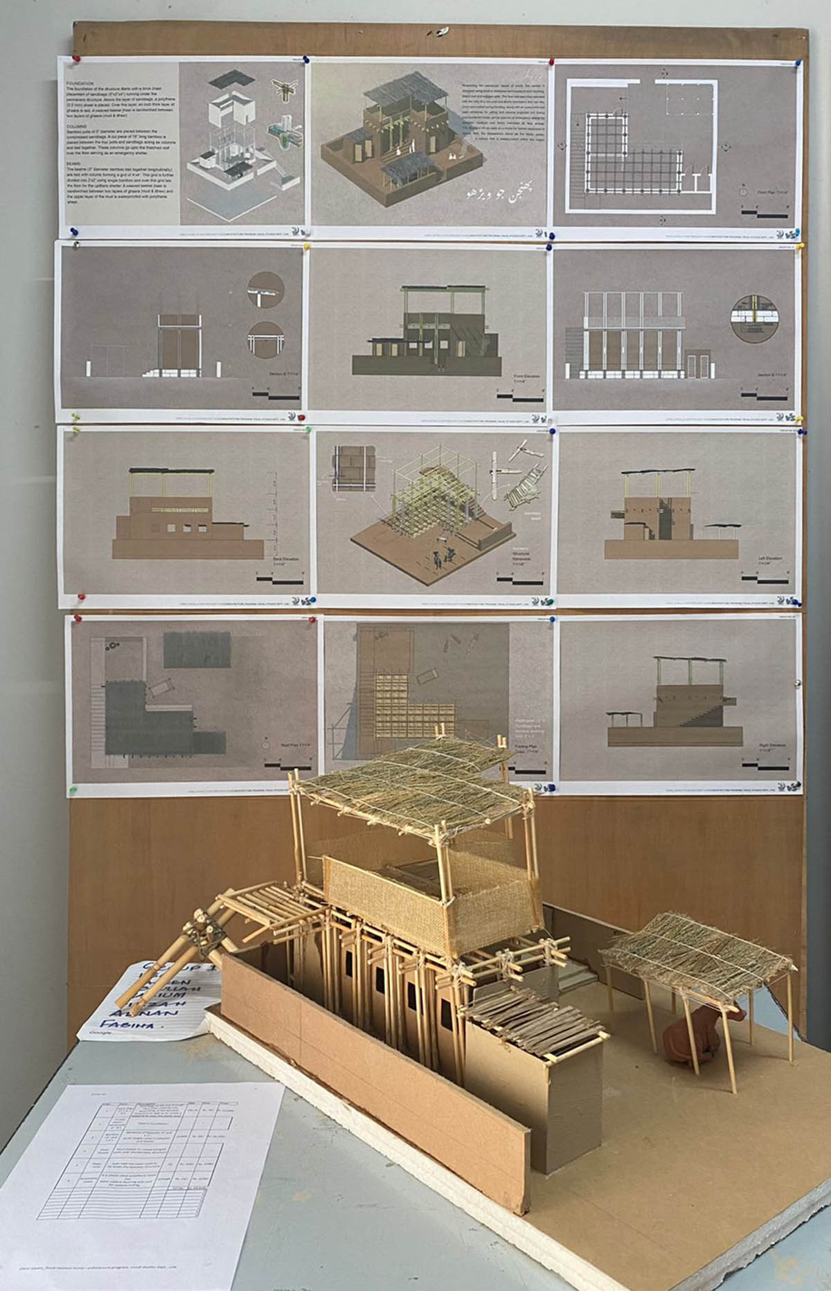 Darul Qiyaam - Flood Resilient Habitat Workshop by Architecture Programme, University of Karachi