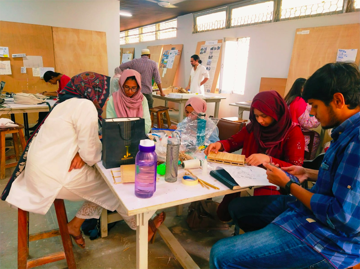 Darul Qiyaam - Flood Resilient Habitat Workshop by Architecture Programme, University of Karachi