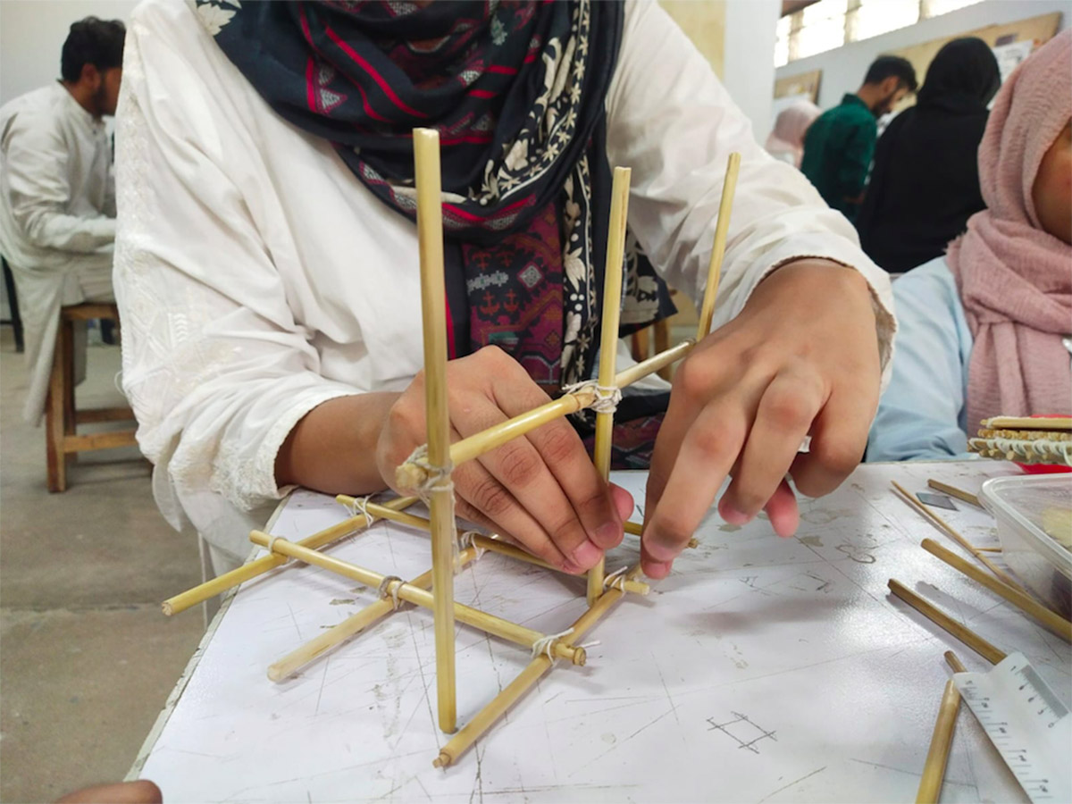 Darul Qiyaam - Flood Resilient Habitat Workshop by Architecture Programme, University of Karachi