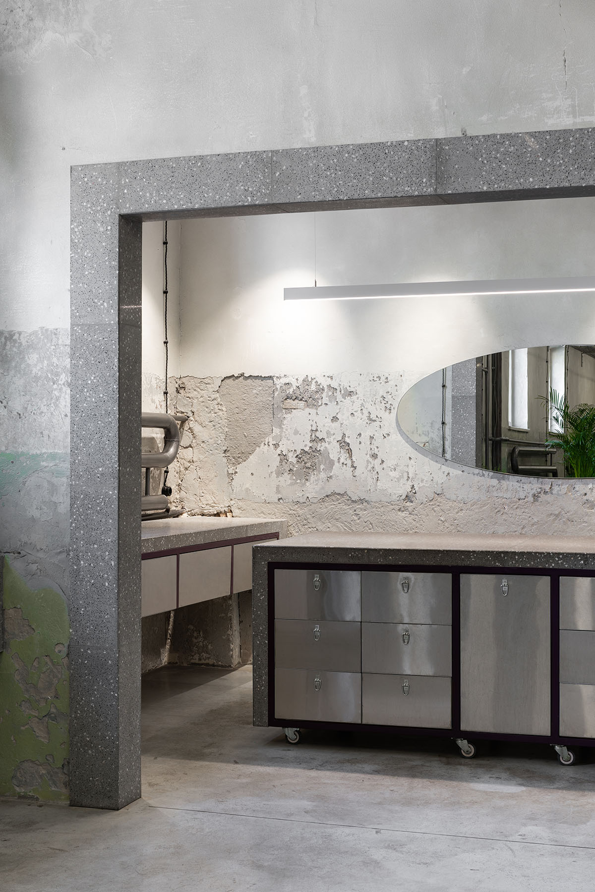 Flower Store Design By Rina Lovko Studio Refurbishes A Warehouse With Rustic Aesthetics