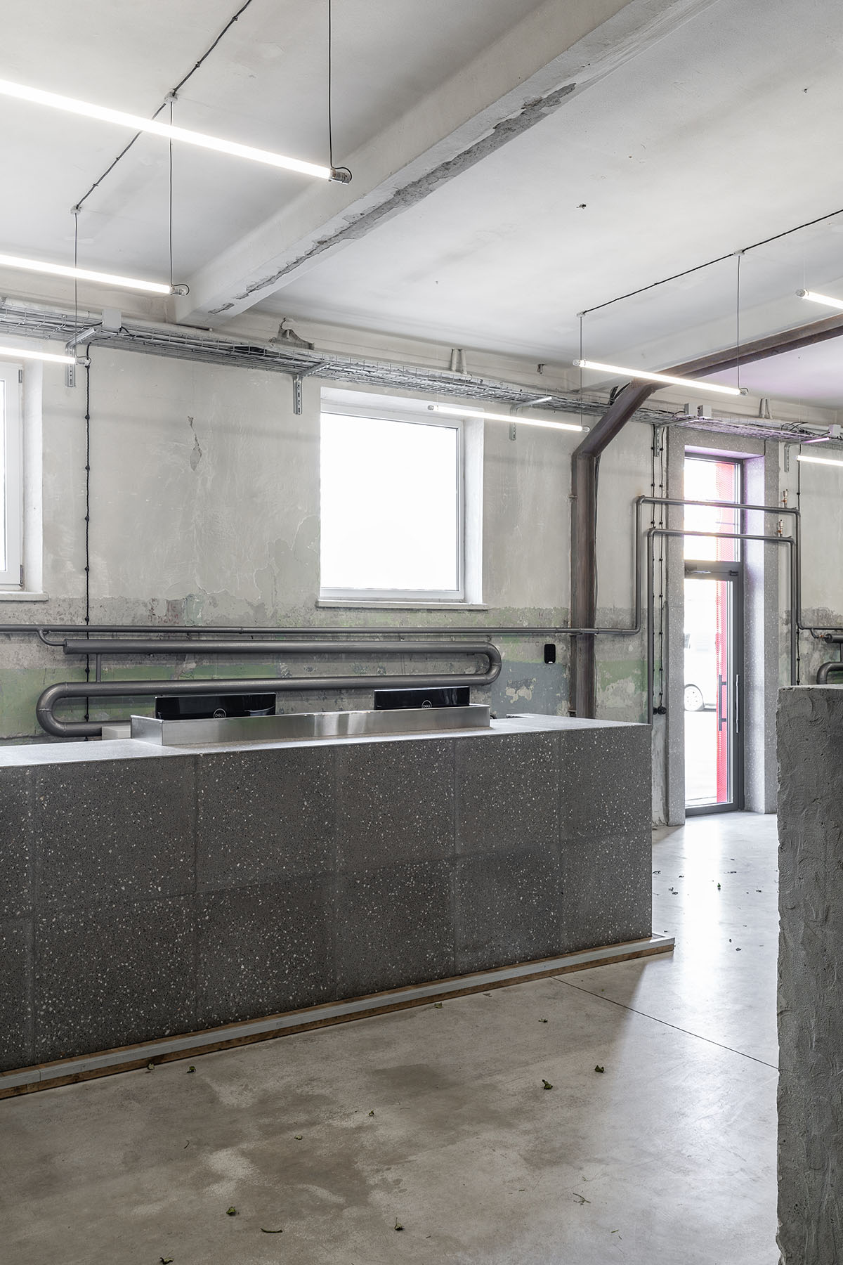 Flower Store Design By Rina Lovko Studio Refurbishes A Warehouse With Rustic Aesthetics