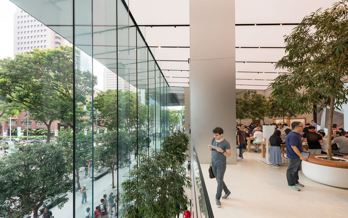 Singapore’s first Apple flagship store completed by Foster + Partners