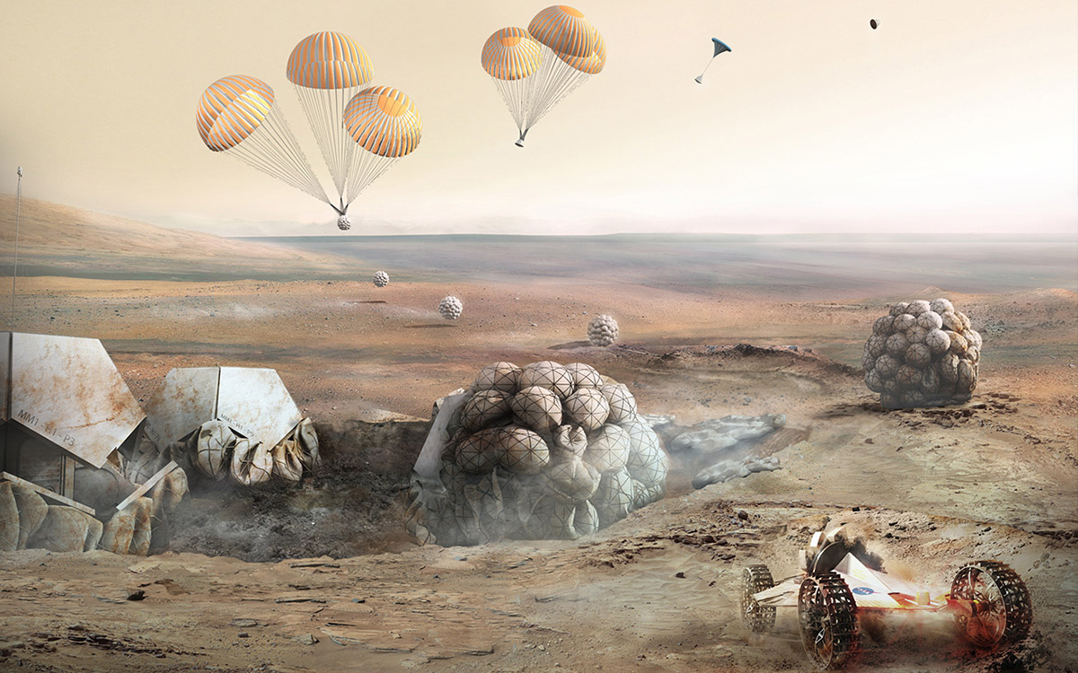 Foster+Partners and Branch Technology’s modular habitat successfully passed Level 1 by NASA