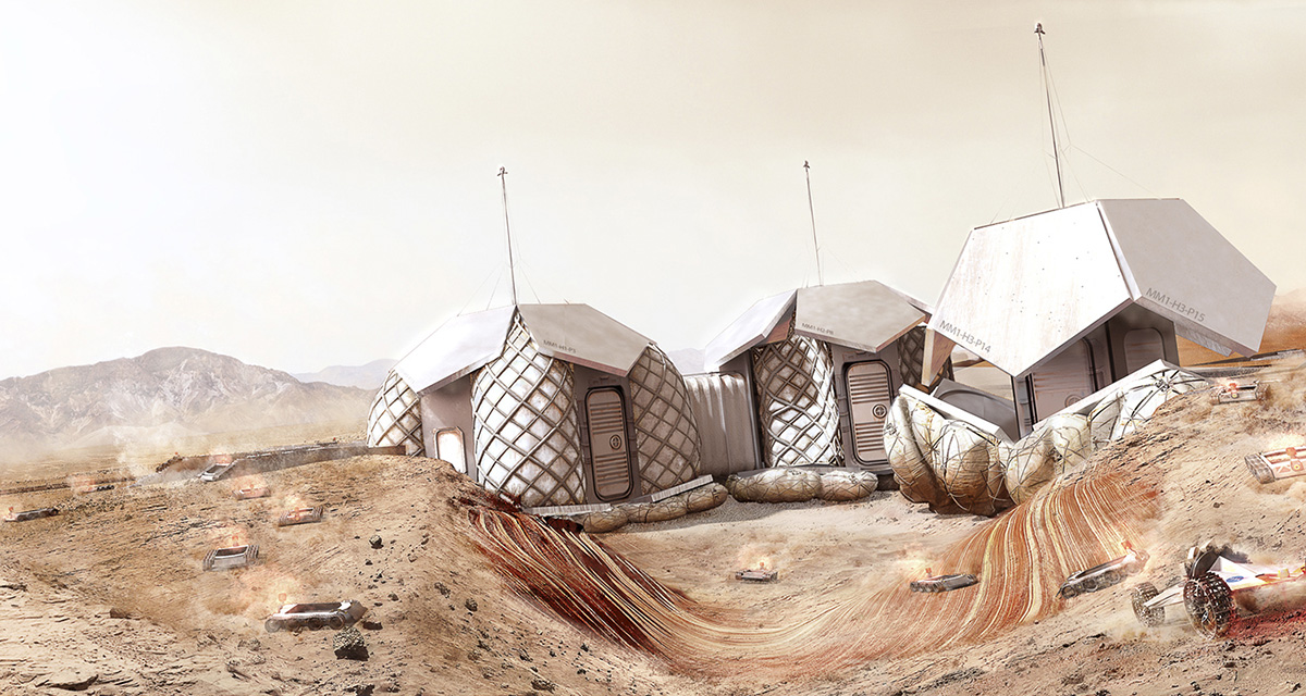 Foster+Partners and Branch Technology’s modular habitat successfully passed Level 1 by NASA