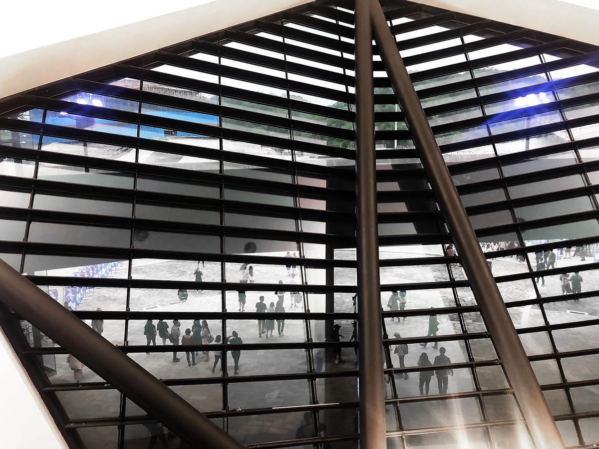 RUR Architecture DPC completes music center with crystalline geometry in Taiwan