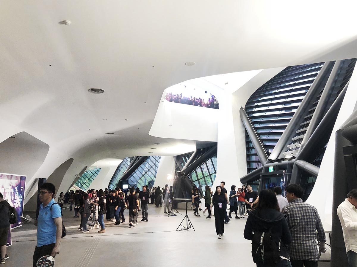 RUR Architecture DPC completes music center with crystalline geometry in Taiwan