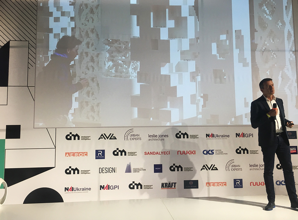 Jan Knikker discusses MVRDV buildings to show how they create sustainable living for the future