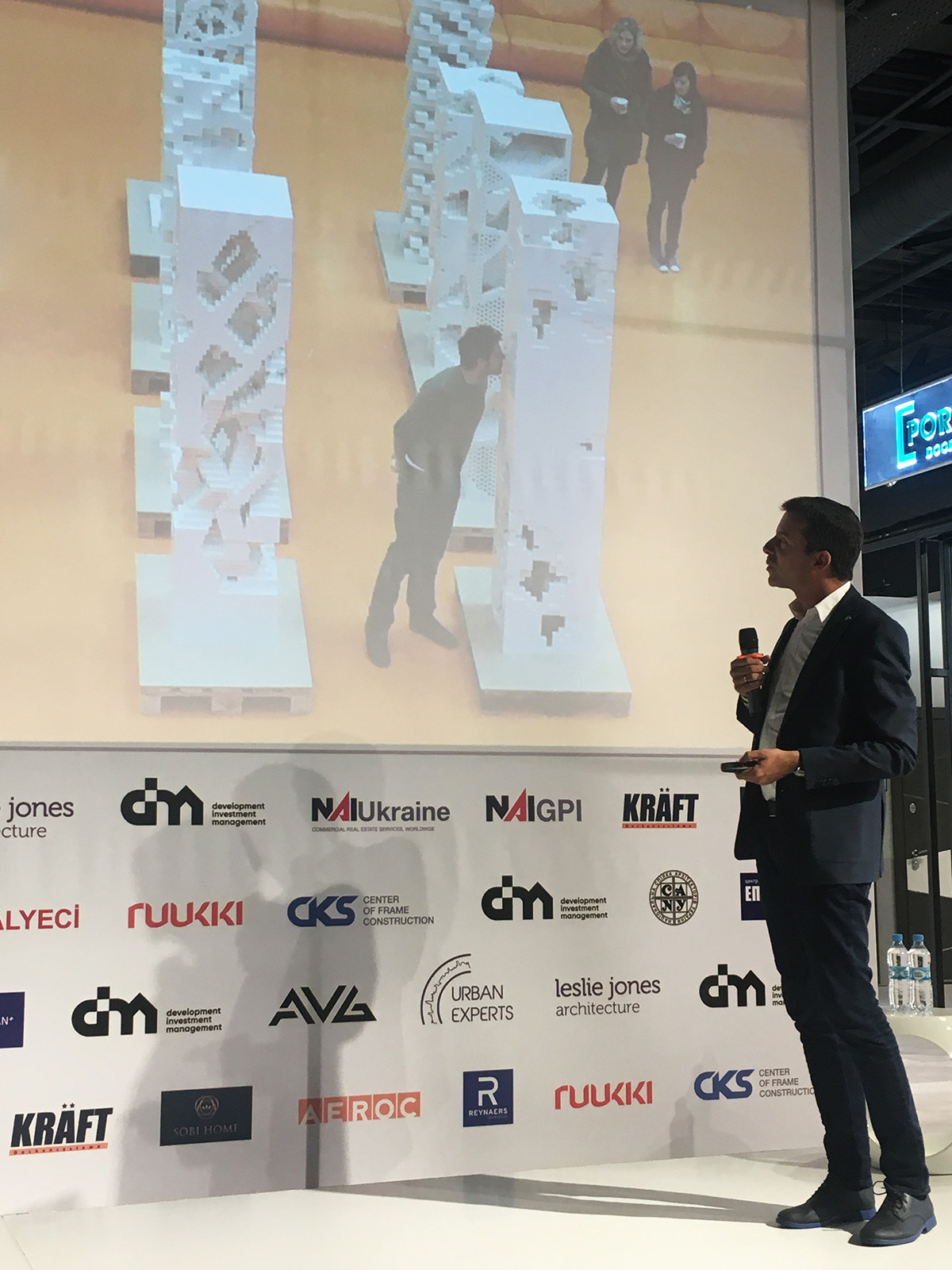 Jan Knikker discusses MVRDV buildings to show how they create sustainable living for the future