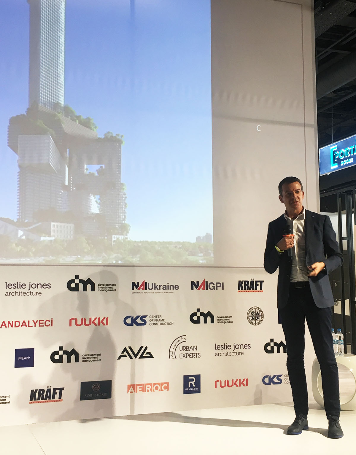 Jan Knikker discusses MVRDV buildings to show how they create sustainable living for the future