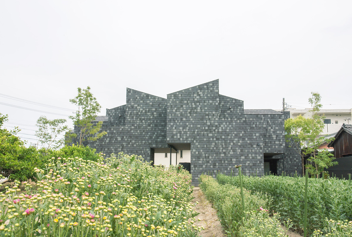 1-1 Architects built modular and floating apartment with slender pillars to have minimum footprint