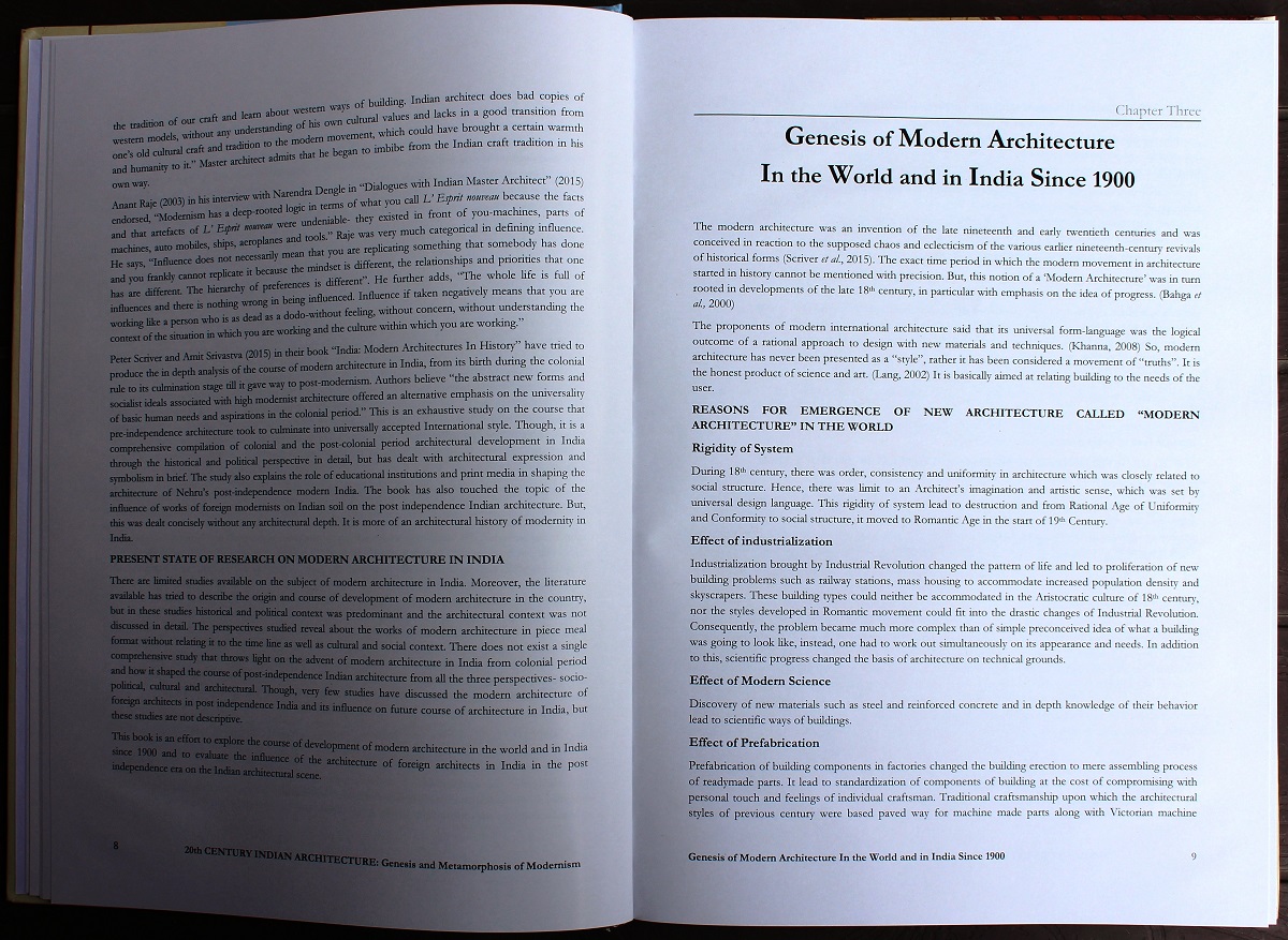 20th Century Indian Architecture:  Genesis and Metamorphosis of Modernism