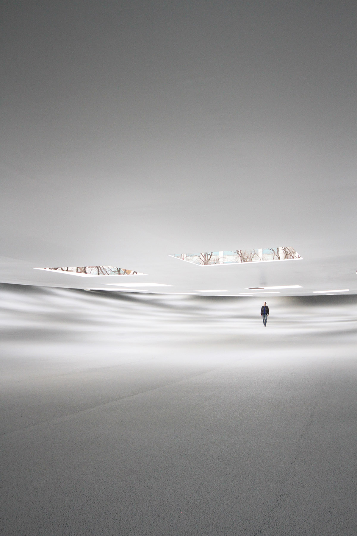 Junya Ishigami + Associates completes grand porous outdoor plaza for Kanagawa Institute of Technology