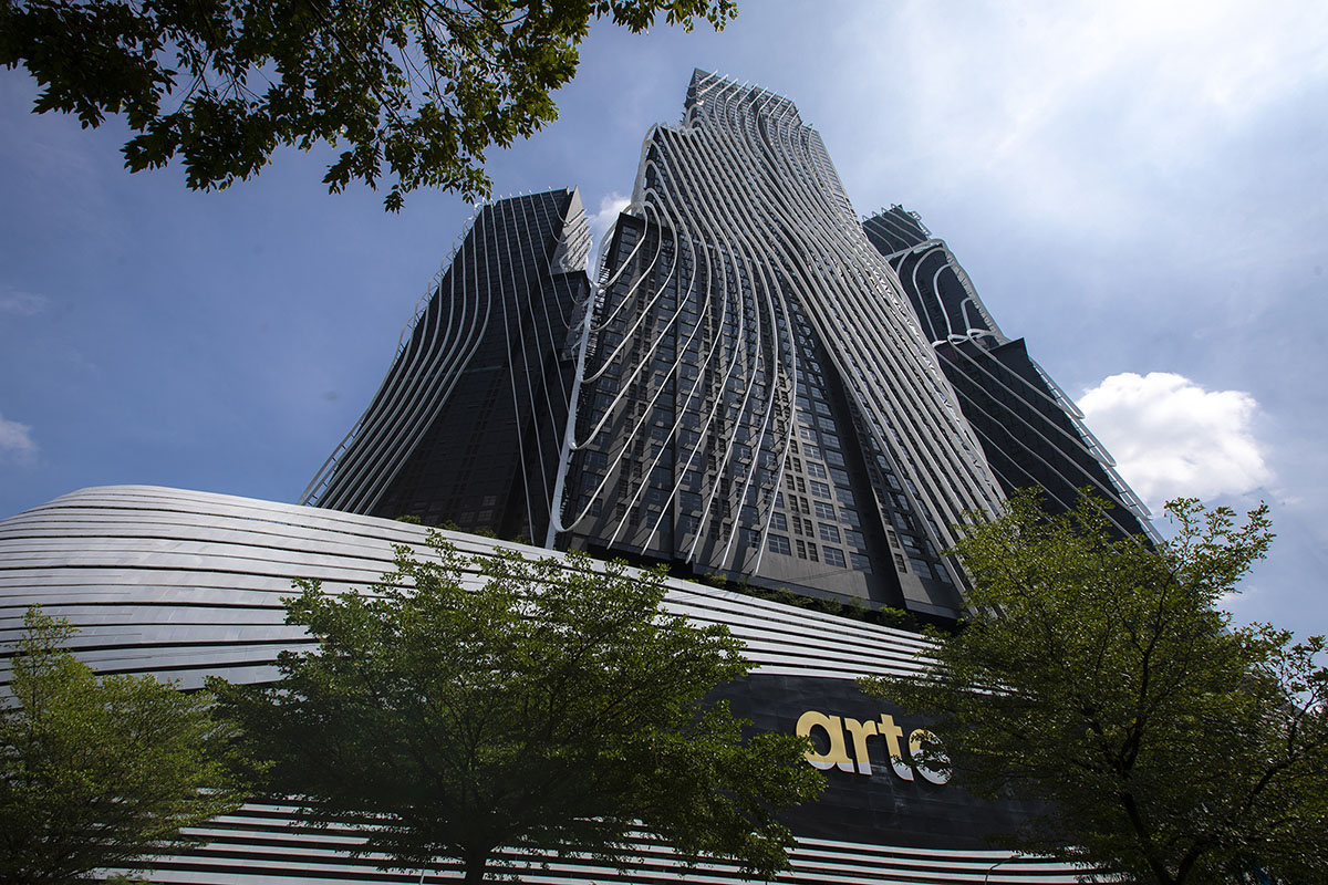 SPARK completes Art&eacute; MK towers in sculptured form wrapped by aluminum ribs in Kuala Lumpur