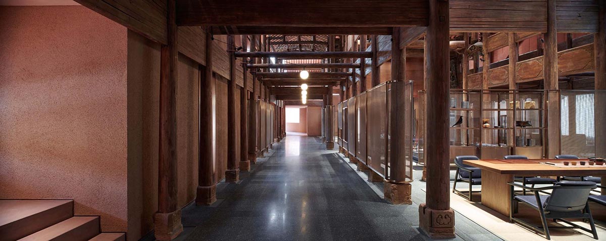Neri&Hu encloses a Chinese artifact with fragmented walls to form Fuzhou Teahouse in China