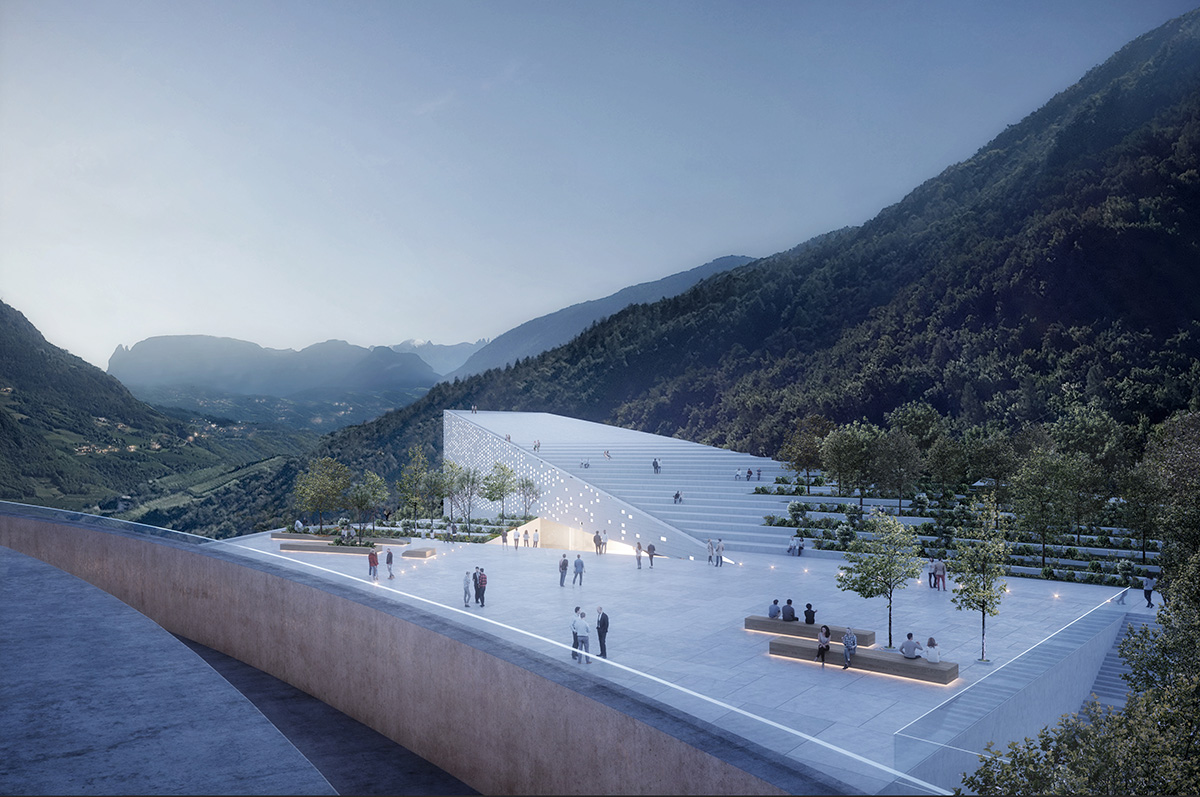 Snøhetta designs ring-shaped museum on the Virgl Mountain in Northern Italy
