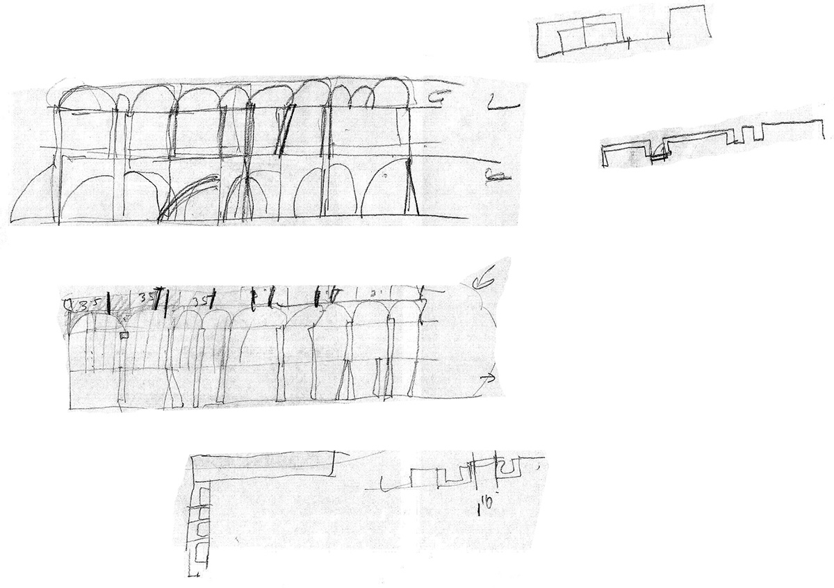 A school built from tilted brick vaults evoke a child's freedom in India