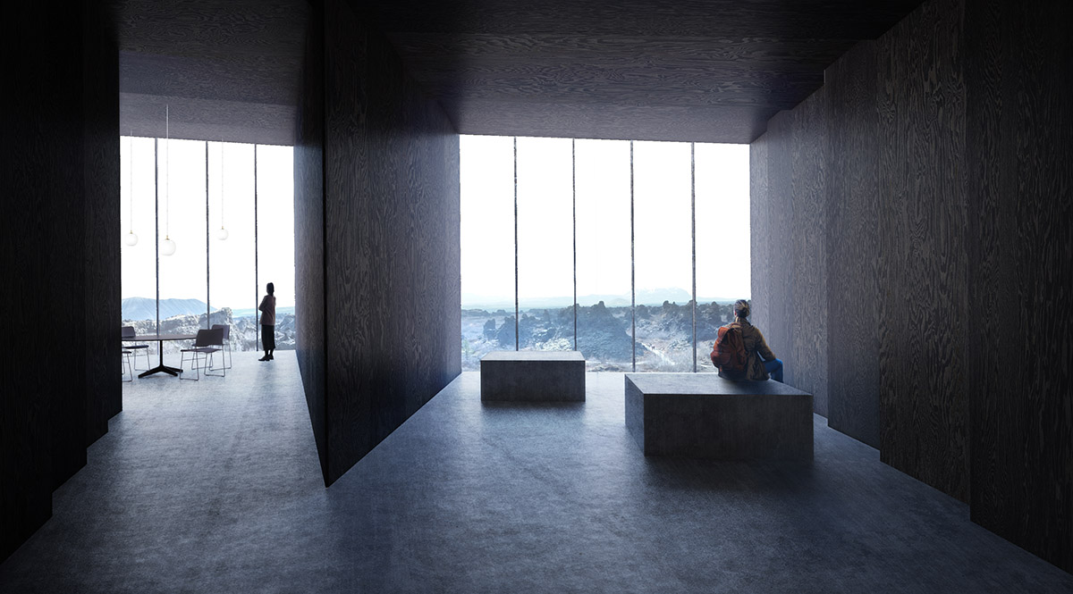 The Iceland Black Lava Fields Visitor Center competition winners announced