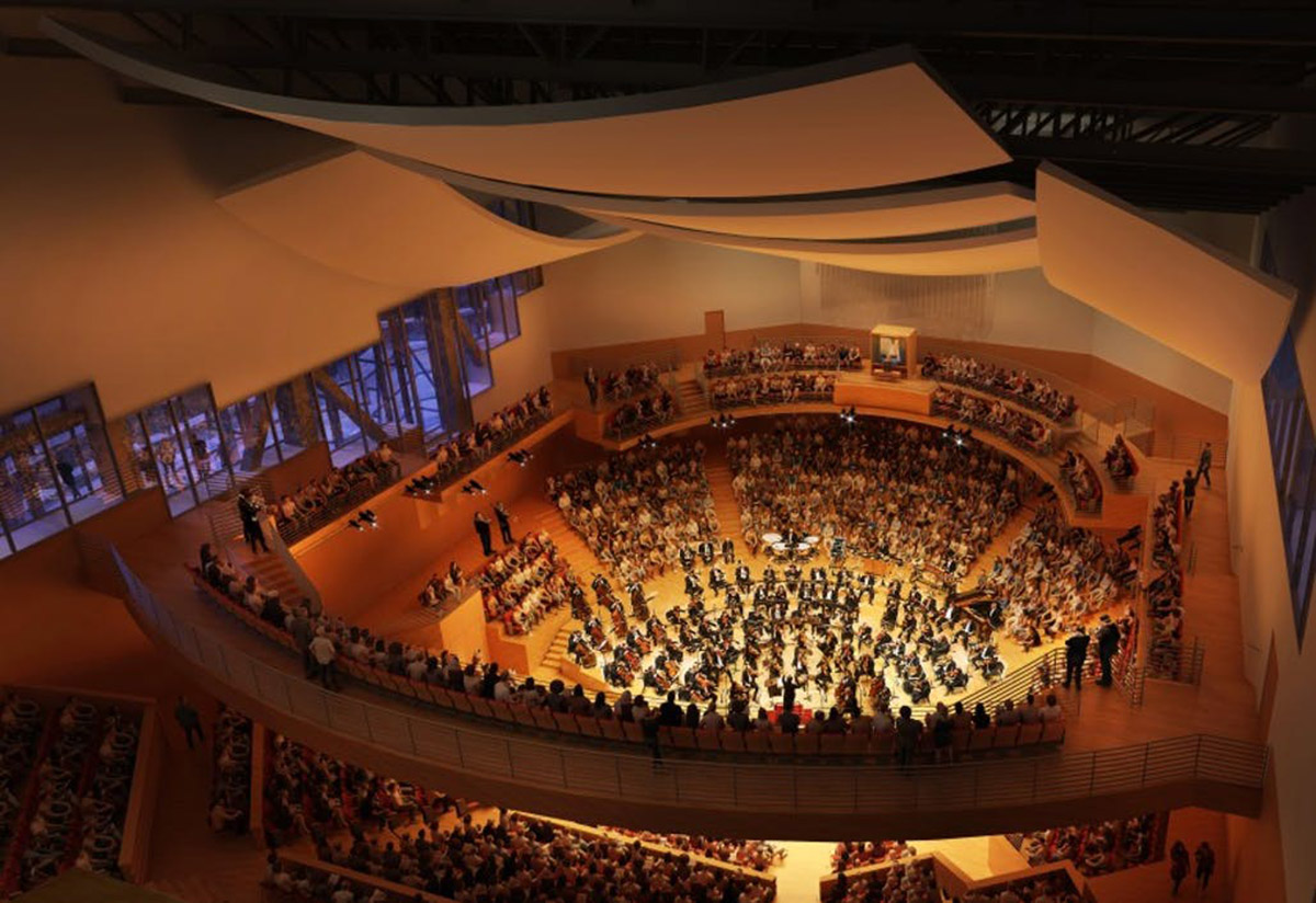 Frank Gehry unveils images for Colburn School concert halls in downtown ...