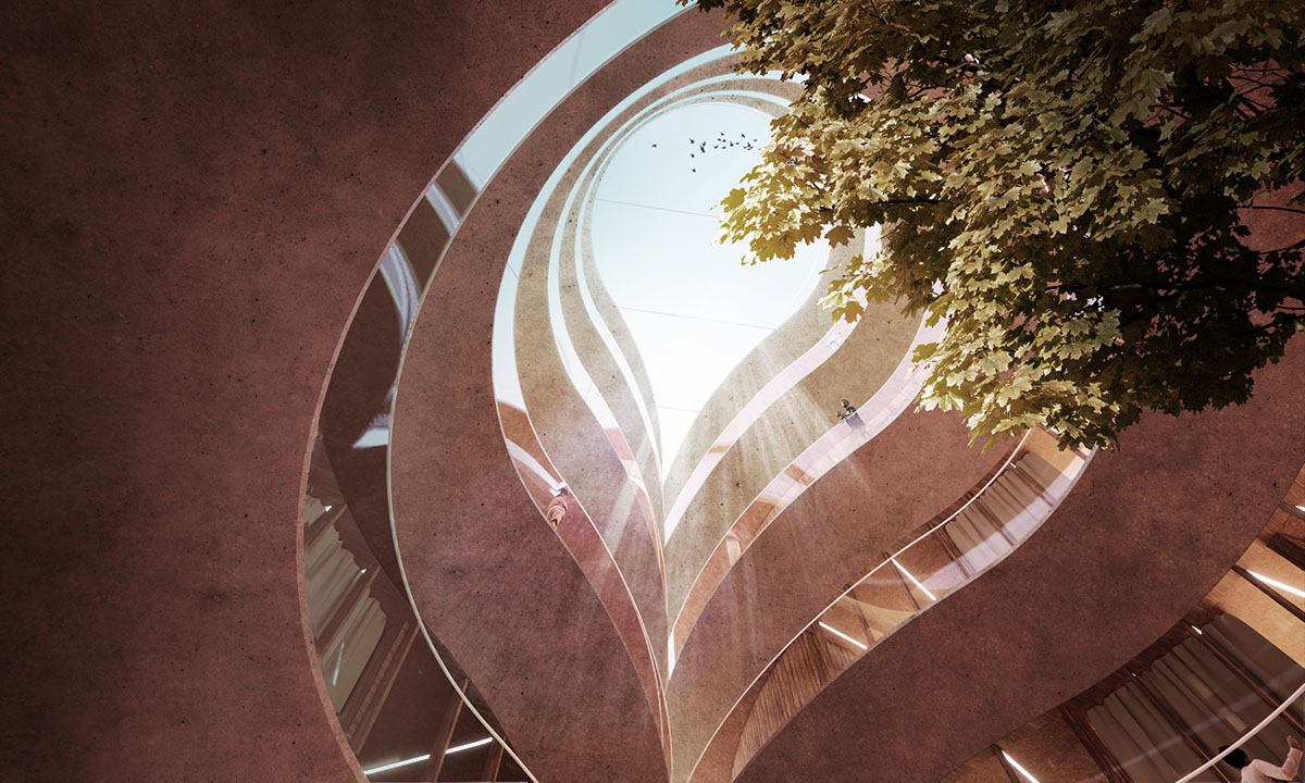 BIG designs Neuroscience and Psychiatrics Center with interlinked buildings in Denmark