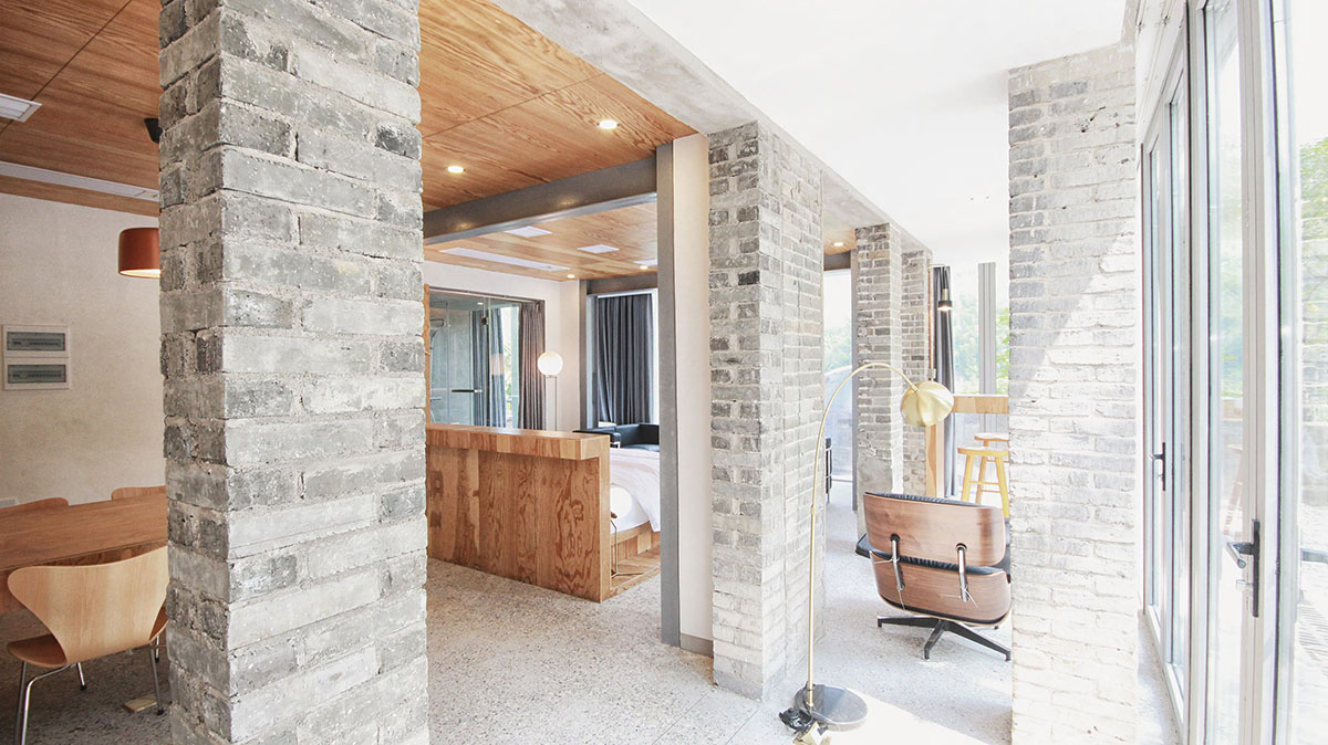 Monolith Architects converts abandoned factories into a hotel in rural China