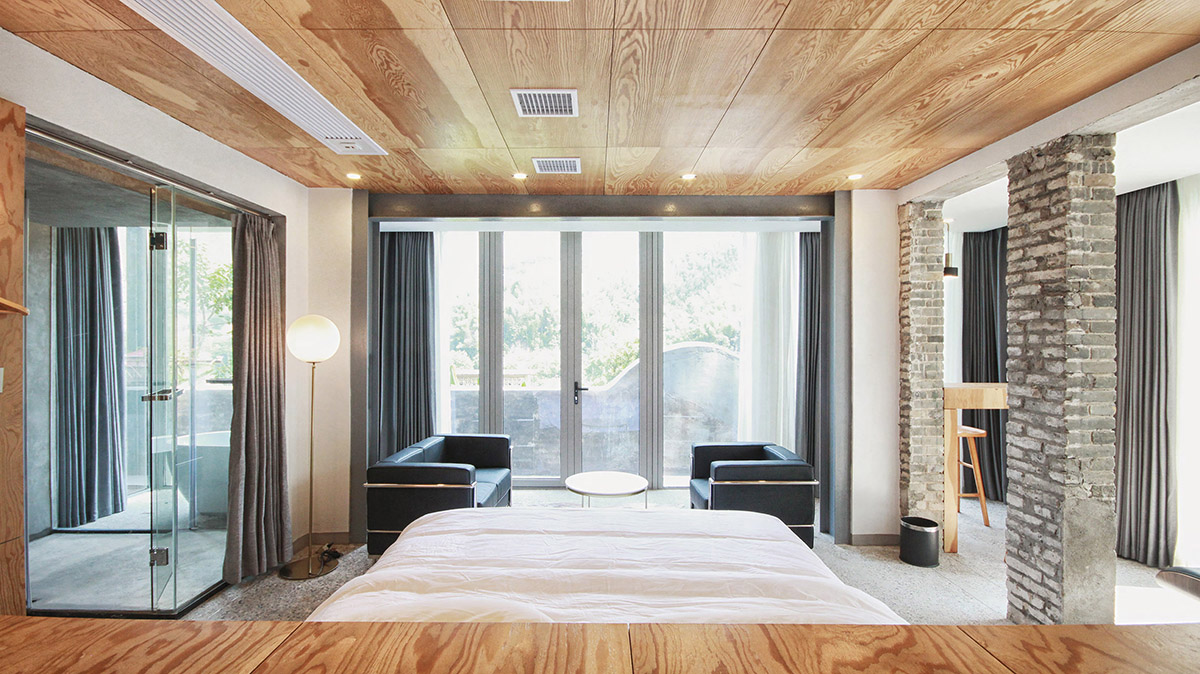 Monolith Architects converts abandoned factories into a hotel in rural China