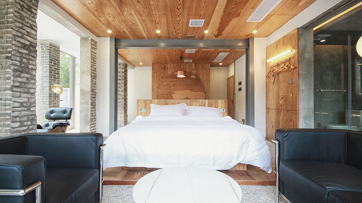 Monolith Architects converts abandoned factories into a hotel in rural China