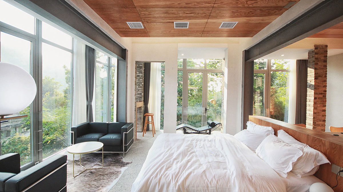 Monolith Architects converts abandoned factories into a hotel in rural China