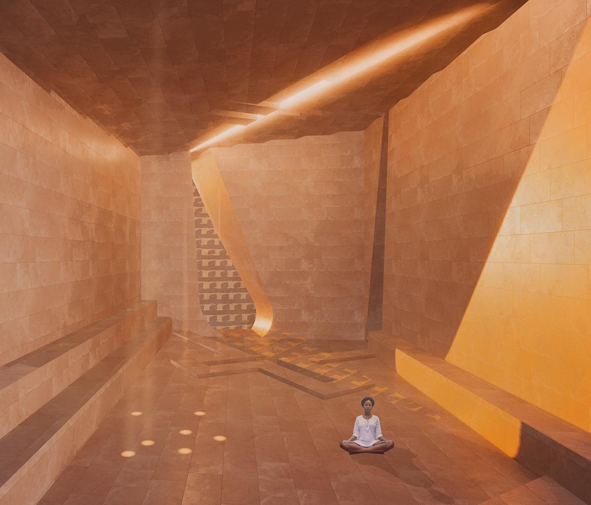 Sumayya Vally creates a stepped wellness centre that blends seamlessly with the Kakuma landscape