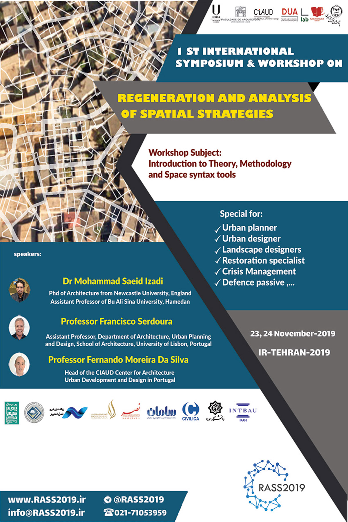 1st international symposium & workshop on regeneration & analyses of spacial strategies