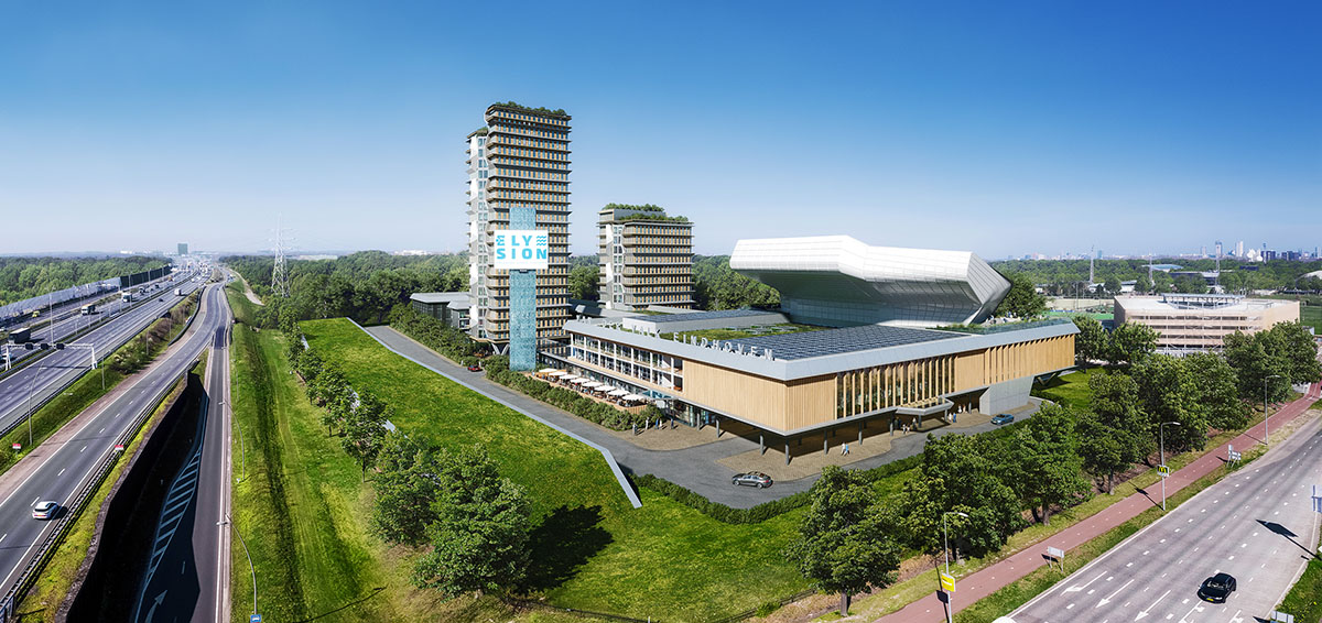 UNStudio extends Congress Centre with large cantilevered auditorium structure in Eindhoven
