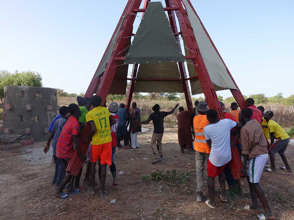 Balouo Salo built a sustainable well allowing access to drinking water in rural African village