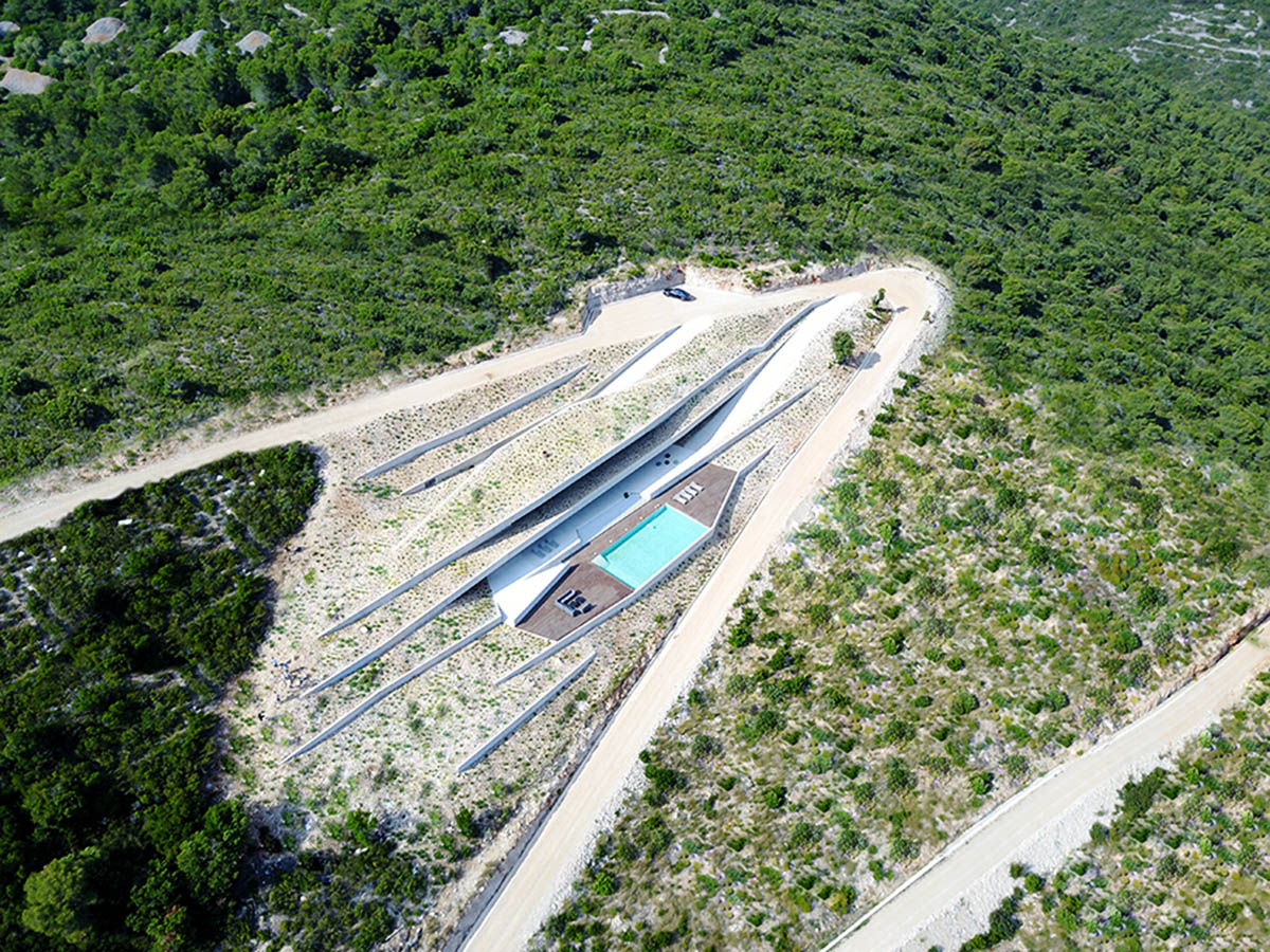 Proarh Seamlessly Blended This Family House In The Landscape On The Croatian Island