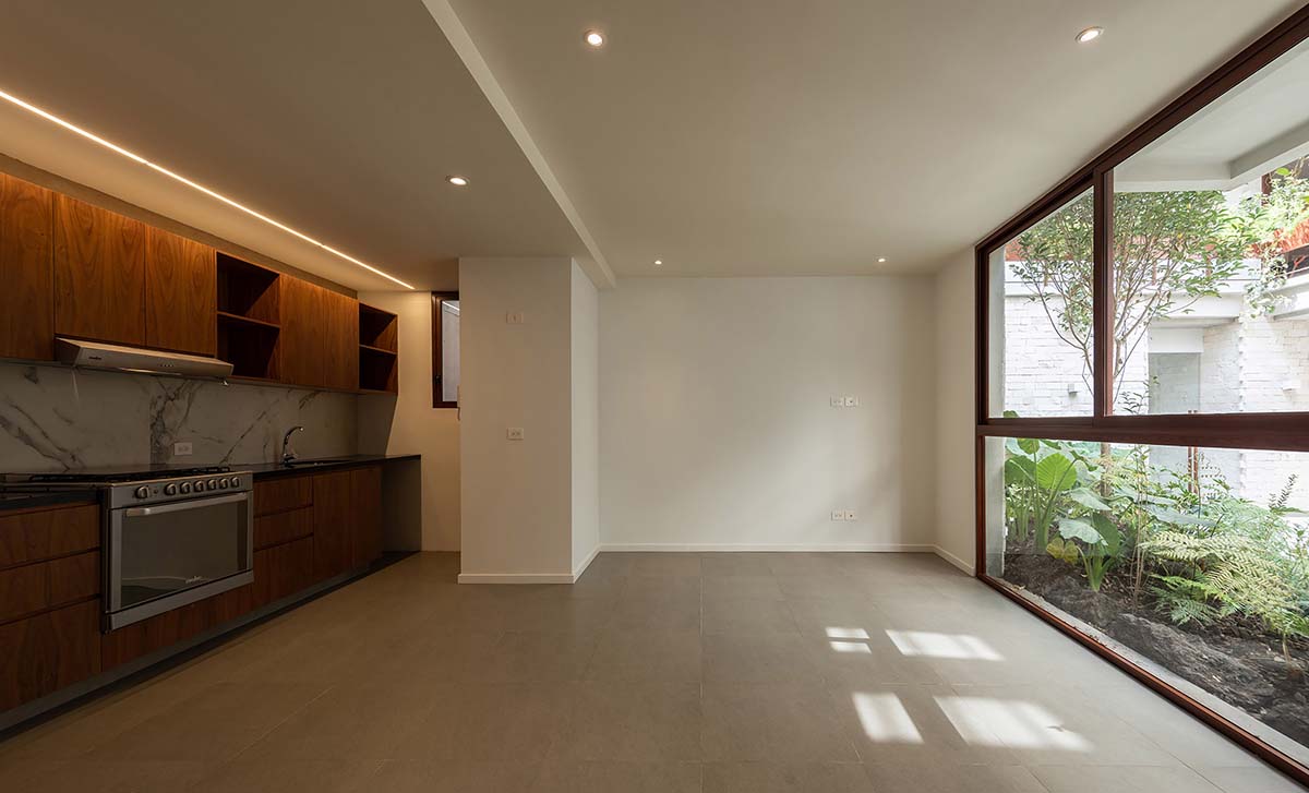 CPDA Arquitectos completes housing with dusty pink residential volumes in Mexico city