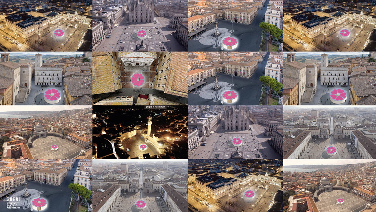 Stefano Boeri designs prefabricated and timber-framed vaccination pavilions for 1,500 sites of Italy