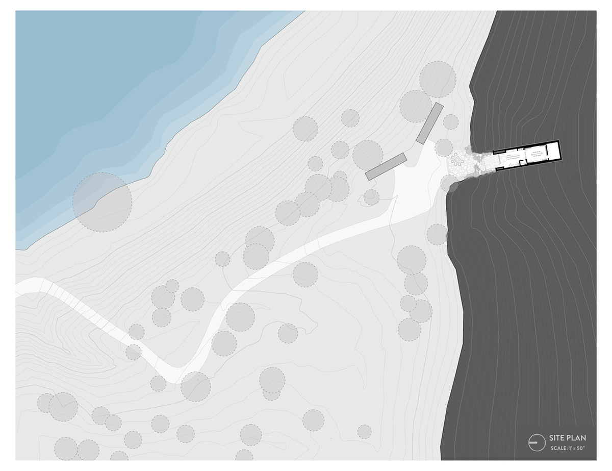Clayton Korte creates private wine cave embedded into native landscape of Texas hillside