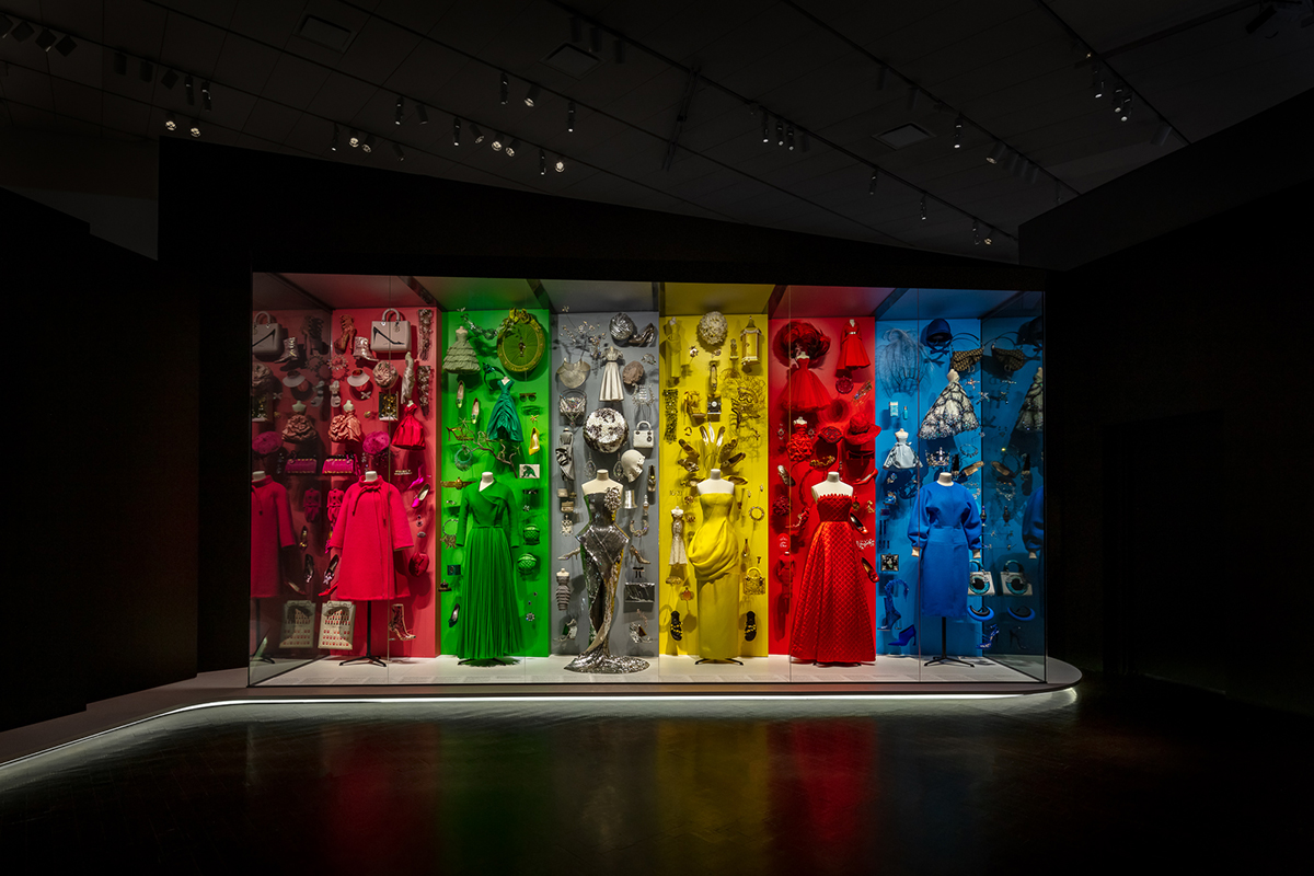 OMA creates dramatic cell-like rooms for Dior's first US retrospective at the Denver Art Museum