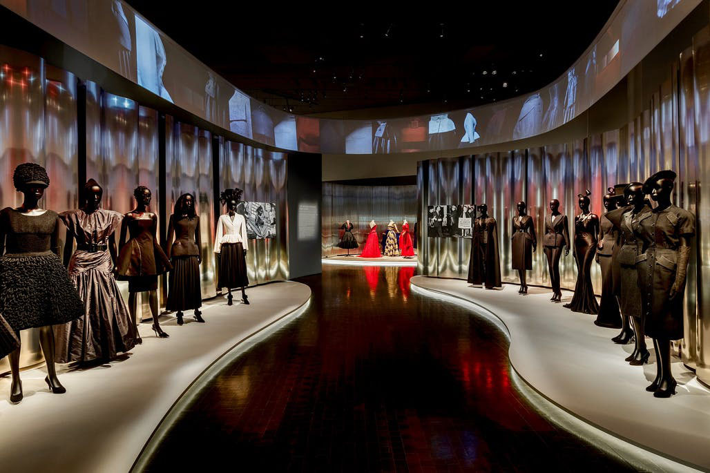 OMA creates dramatic cell-like rooms for Dior's first US retrospective at the Denver Art Museum