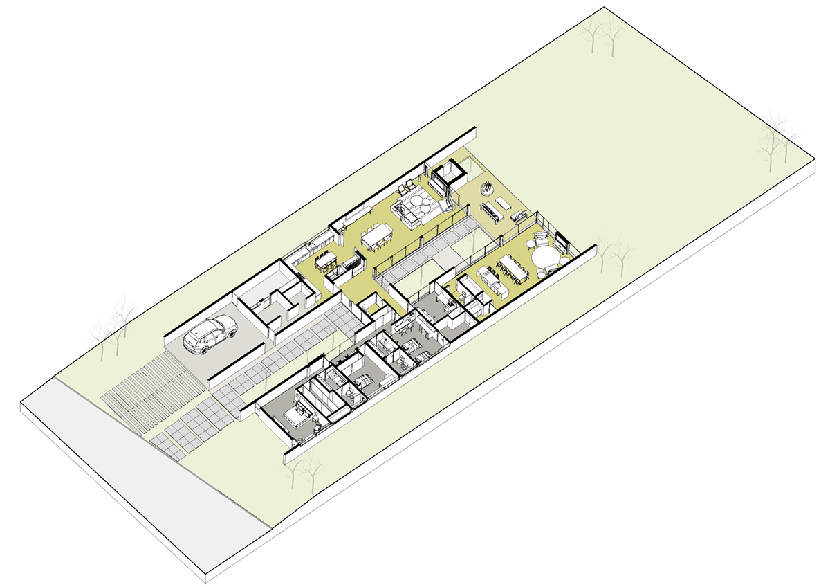 PSV Arquitectura completes SAB House with concrete beams in C&oacute;rdoba, Argentina