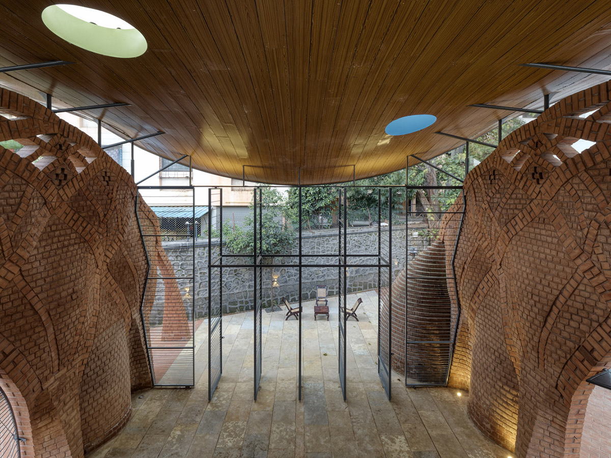 PMA madhushala's community center features undulating and artistic ...