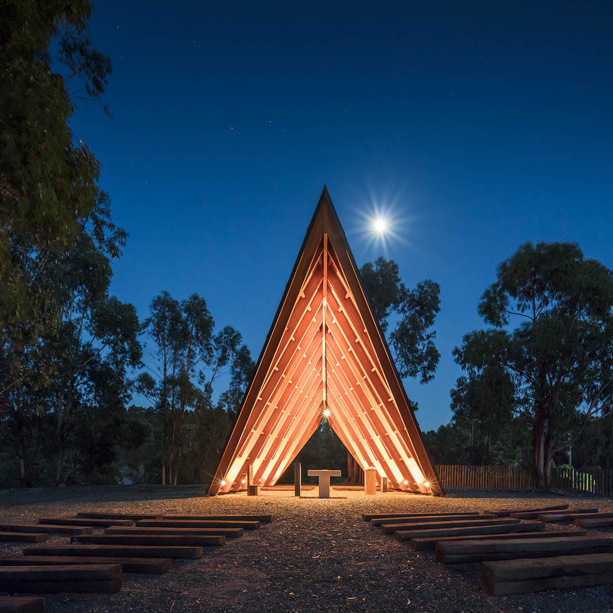 Plano Humano Arquitectos completes passageway-looking chapel in Portugal