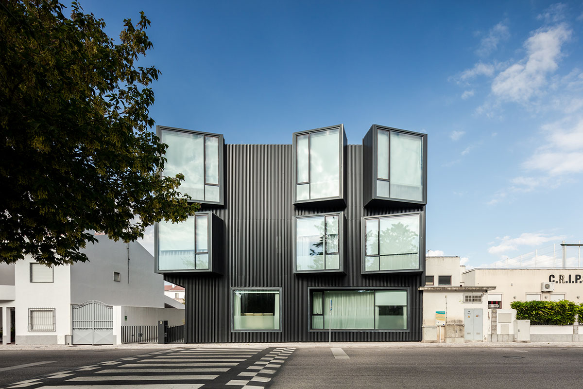 Nuno Piedade Alexandre designs distorted volumes for patients' needs for a care centre in Portugal