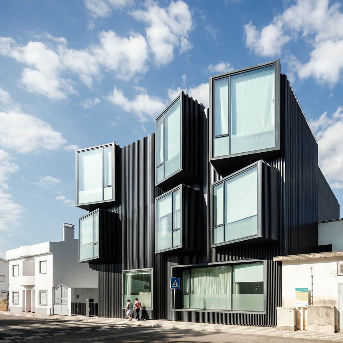 Nuno Piedade Alexandre designs distorted volumes for patients' needs for a care centre in Portugal