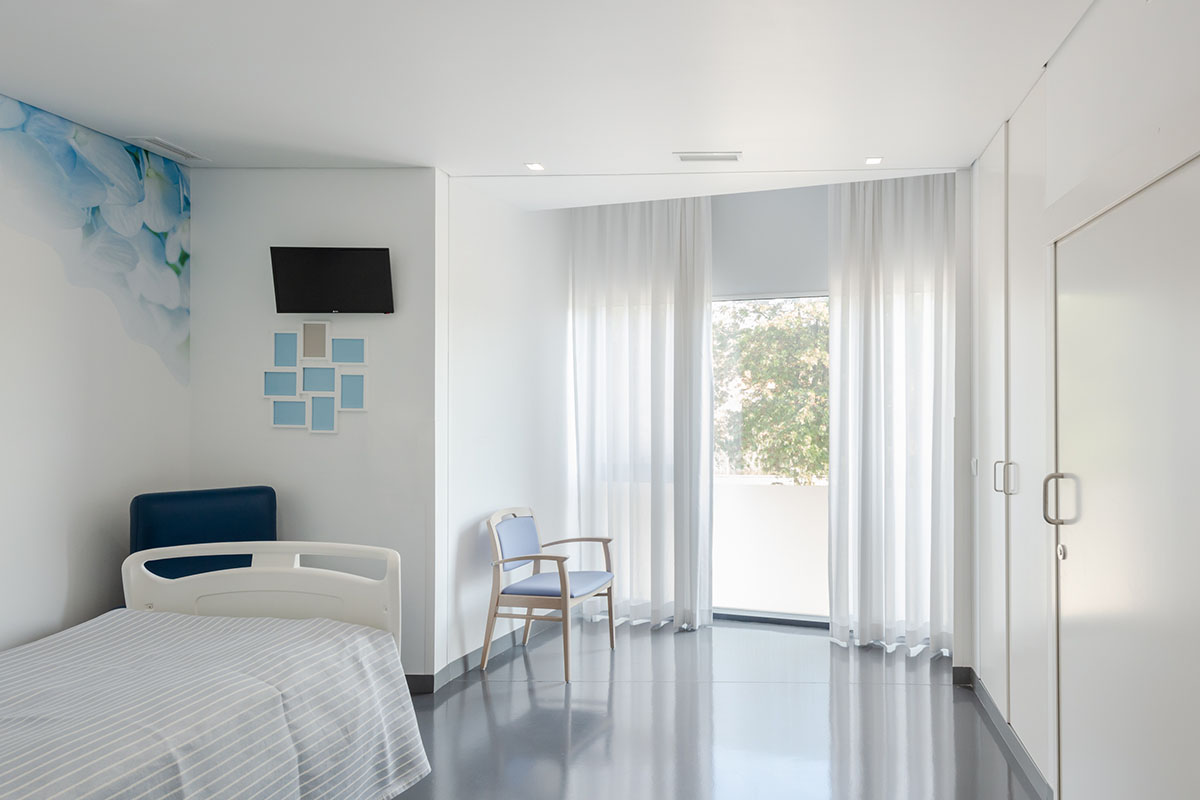 Nuno Piedade Alexandre designs distorted volumes for patients' needs for a care centre in Portugal