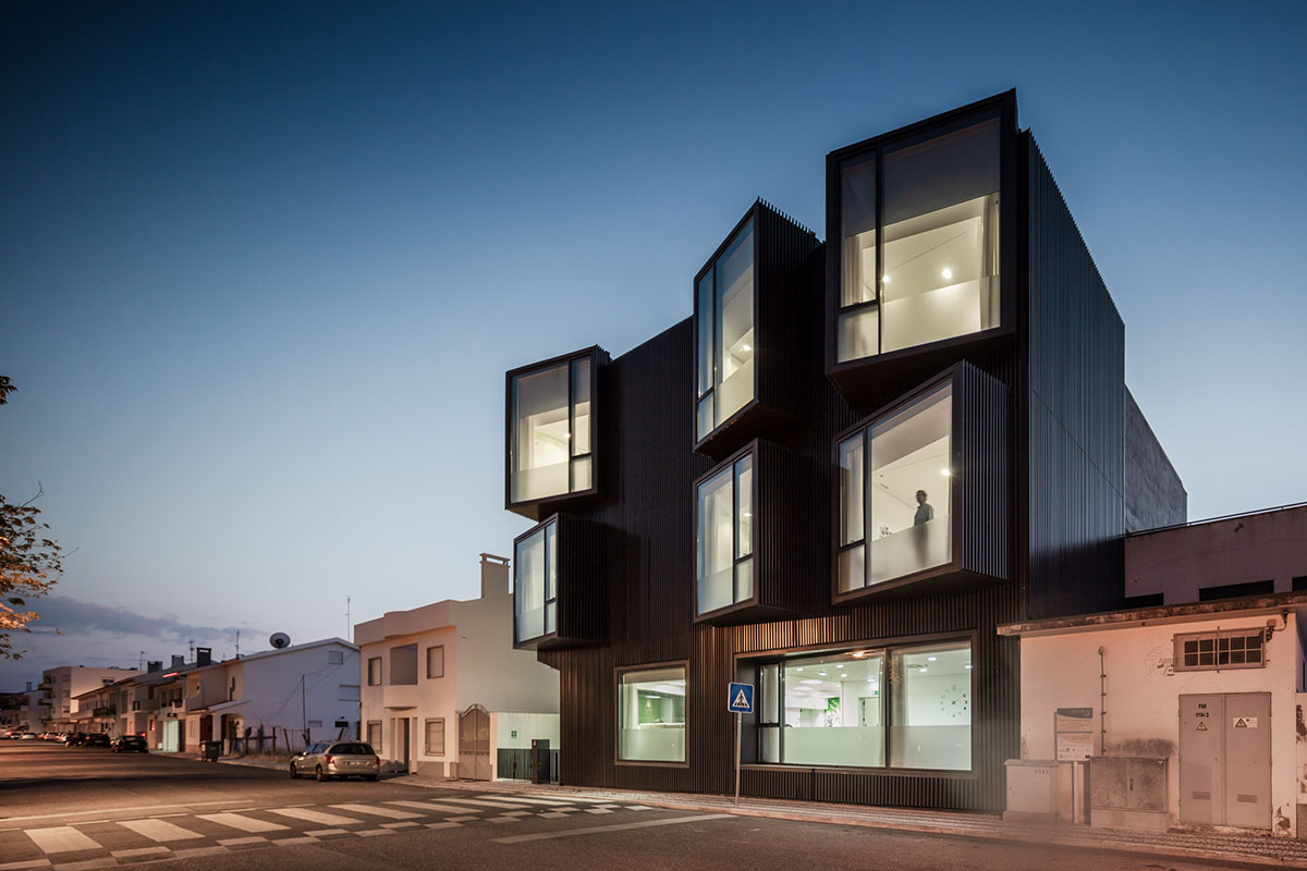 Nuno Piedade Alexandre designs distorted volumes for patients' needs for a care centre in Portugal