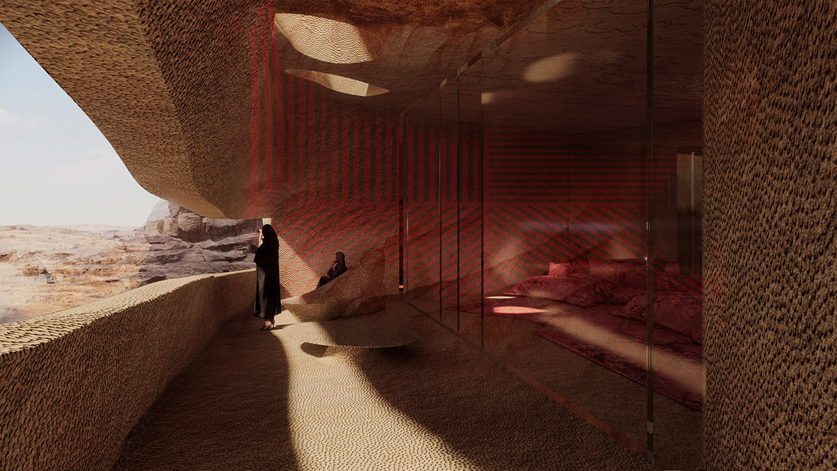 Jean Nouvel designs resort hidden within the rock dwellings in Saudi Arabia’s AlUla desert