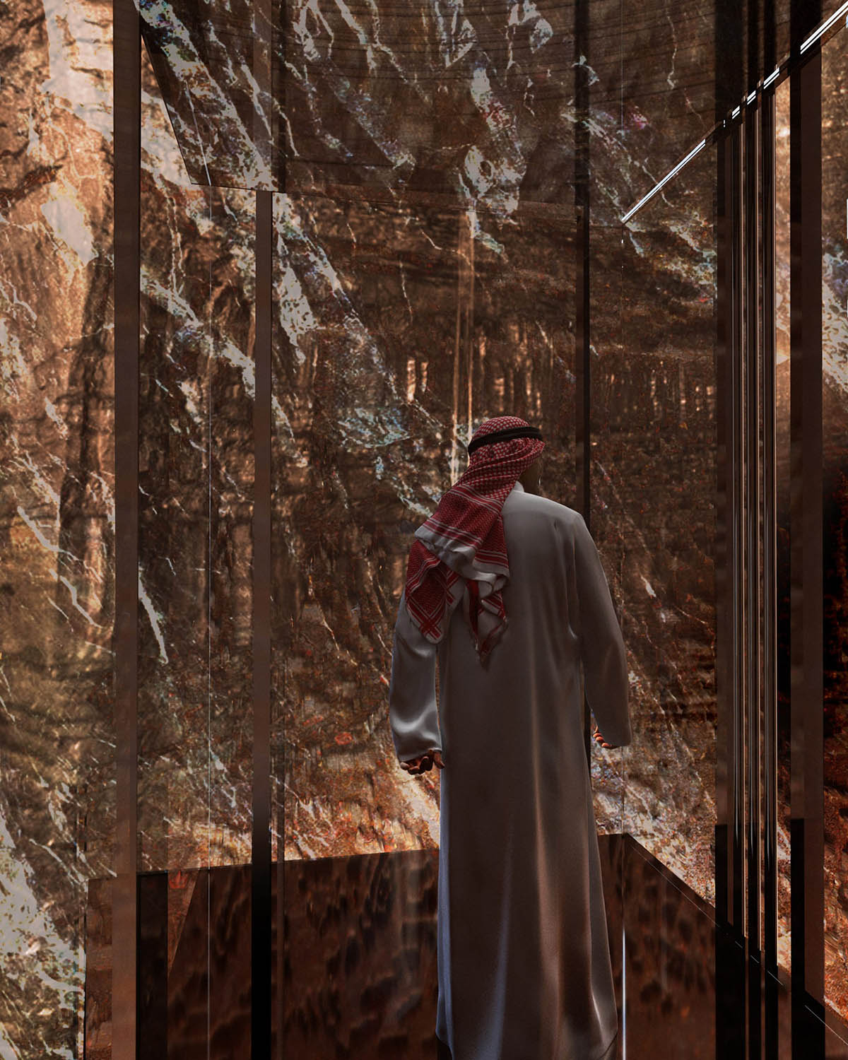 Jean Nouvel designs resort hidden within the rock dwellings in Saudi Arabia’s AlUla desert