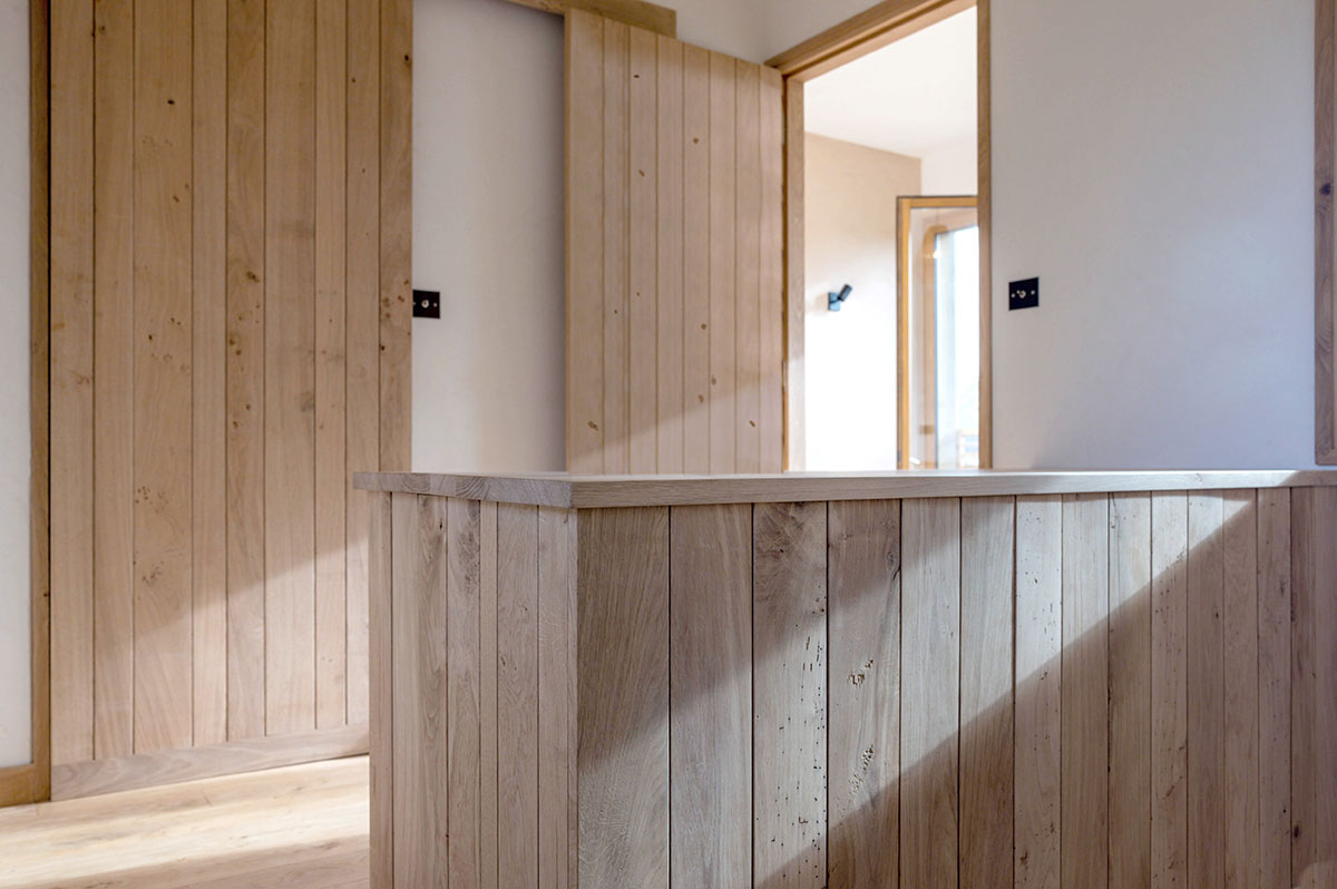 Rural house is renovated with 100 per cent local materials by Anatomies d’Architecture in Normandy