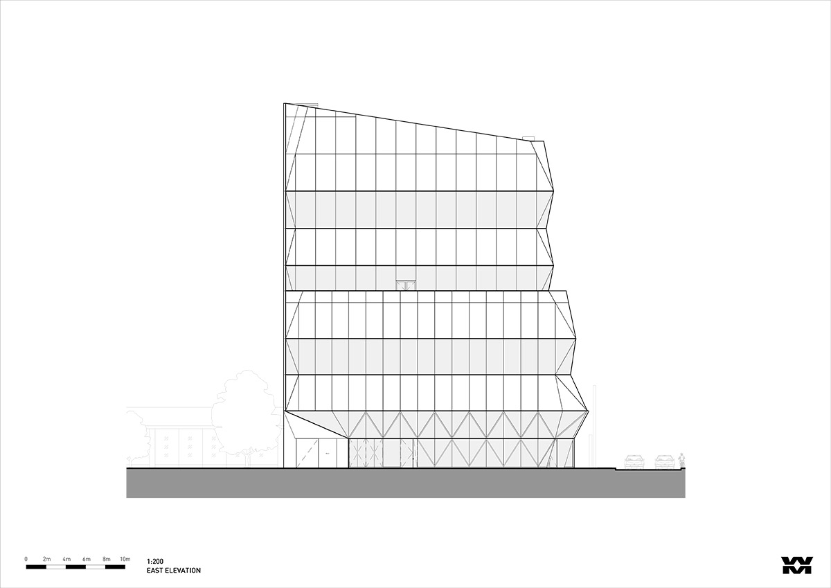 Wood Marsh completes monolithic crystalline Church Street building in Australia