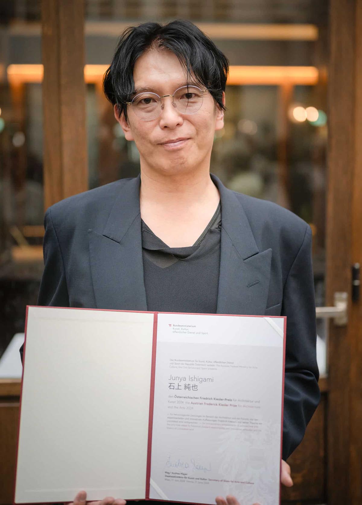 Junya Ishigami is awarded the 13th Kiesler Prize for Architecture and the Arts in Vienna